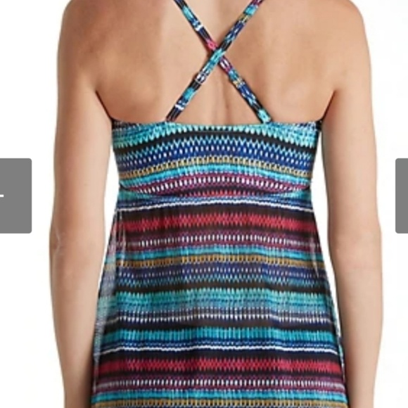 Profile tankini swim new pattern print fly awaytop - Picture 3 of 8